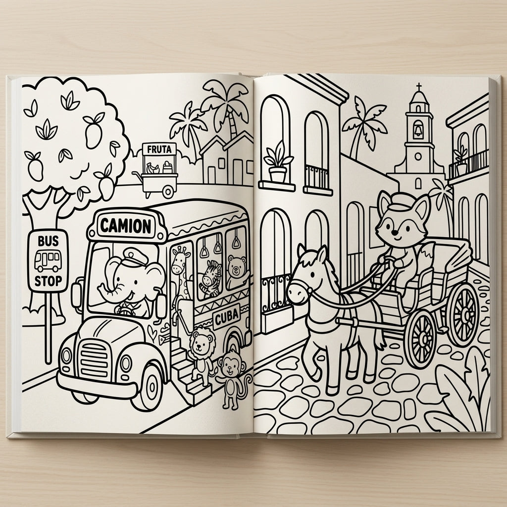 MiCuba, Coloring Book! Volume 2