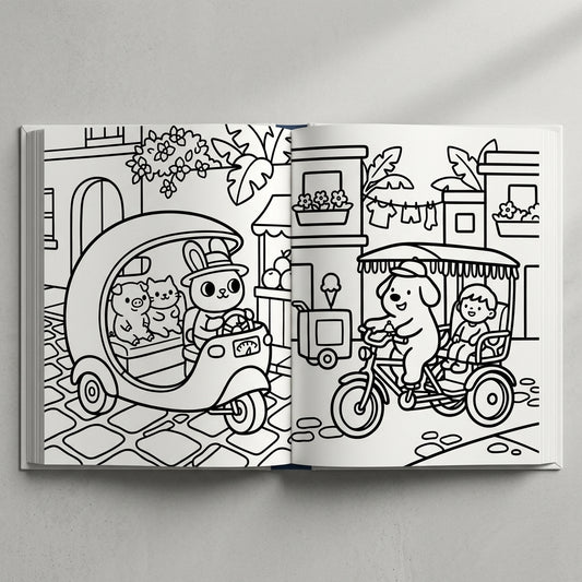 MiCuba, Coloring Book! Volume 2