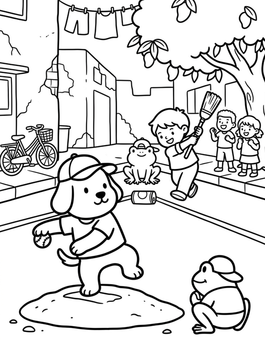 MiCuba, Coloring!  Everyday Life (Free Coloring Pack)