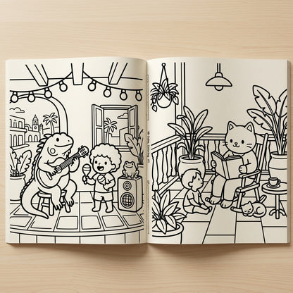 MiCuba, Coloring Book! Volume 1