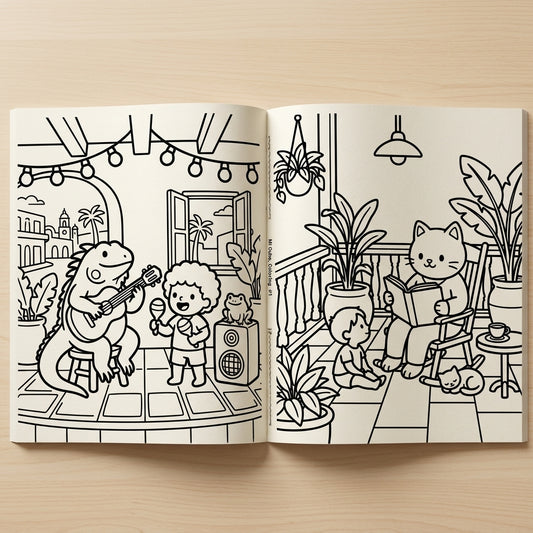 MiCuba, Coloring Book! Volume 1