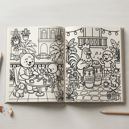 MiCuba, Coloring Book! Volume 1