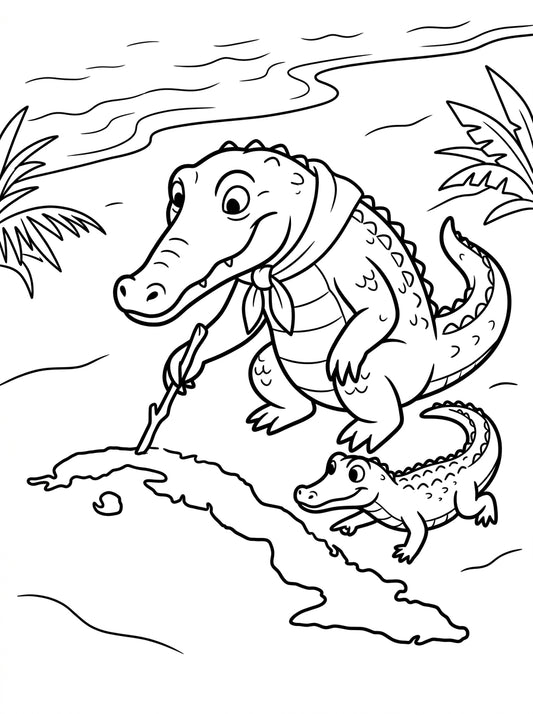 MiCuba, Fables V1 | Free Coloring page Pack.